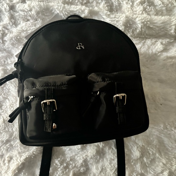 NWT Dierneas Black Nylon Mini BackPack - Picture 5 of 6